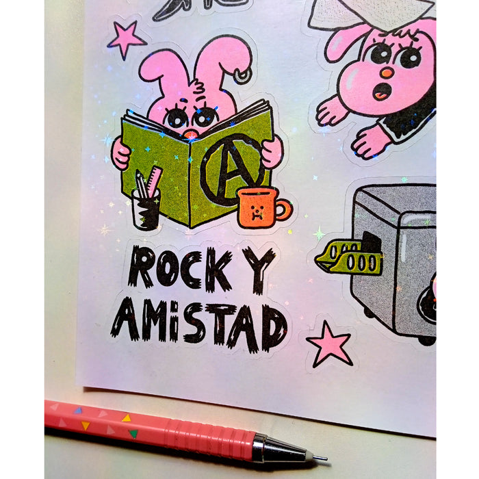 ROCK Y AMISTAD STICKERS – ARTICHOKAT