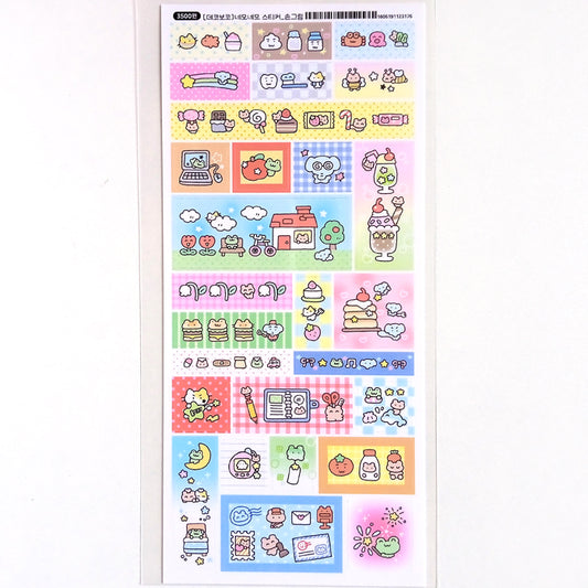 GRID DOODLE STICKERS – DEKHOBOKHO