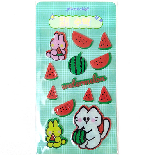 WATERMELON 3D STICKERS