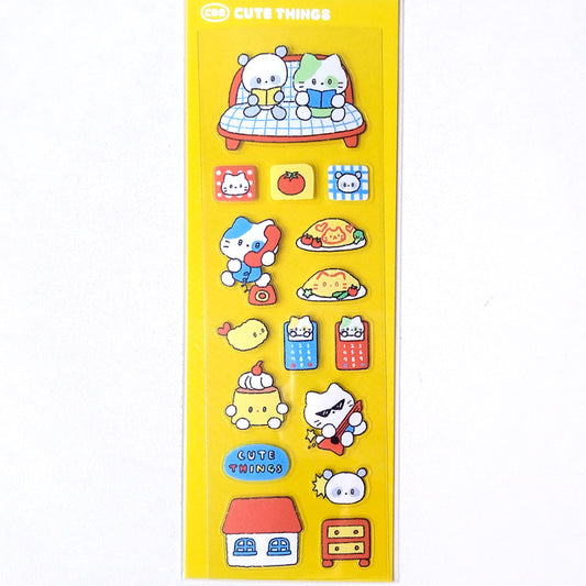 COZY HOUSE STICKERS – CATDABANG