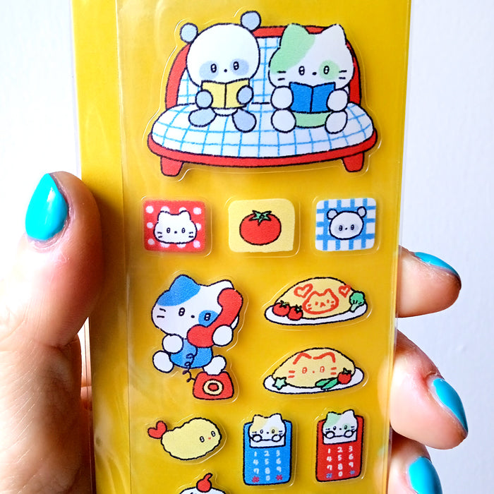 COZY HOUSE STICKERS – CATDABANG