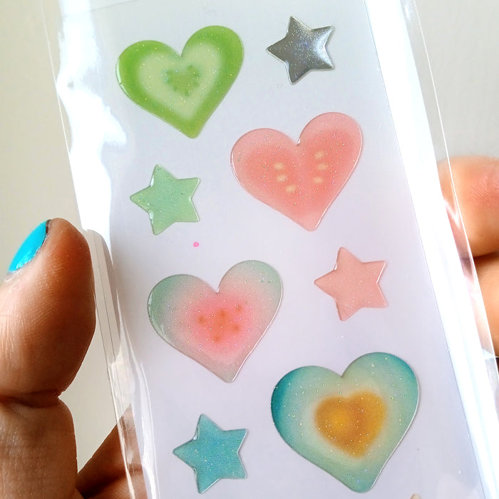 JELLY HEART STICKERS