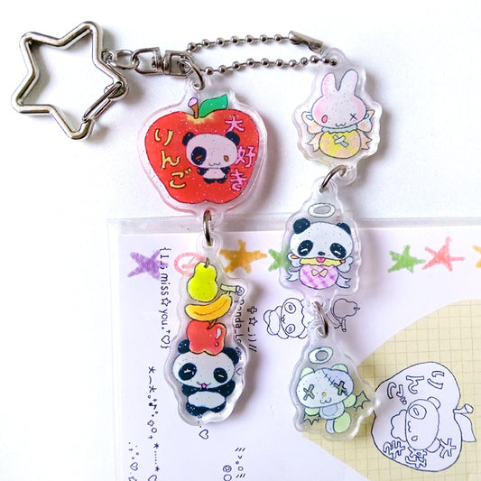 I LOVE PANDA KEYCHAIN – OLIWA