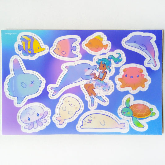 OCEAN LIFE STICKERS – MOGUMU