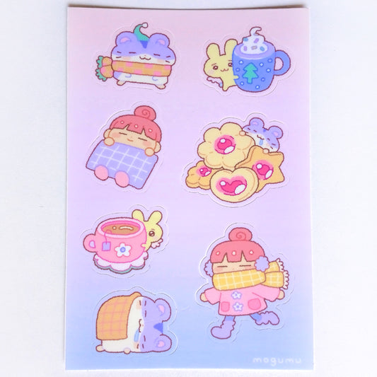 COOKIES & TEA STICKERS – MOGUMU