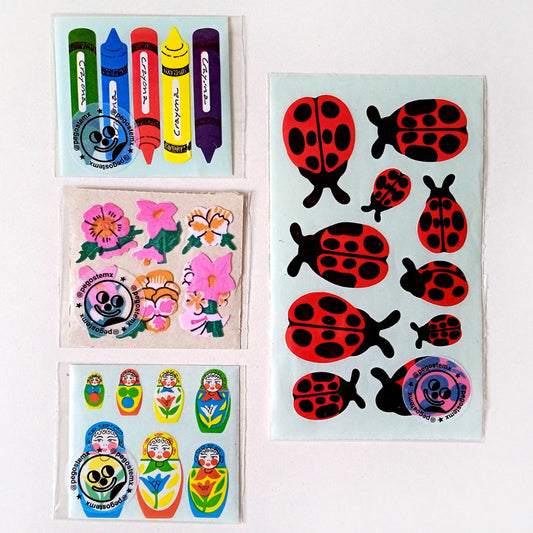 COLOUR ME LADYBUG STICKERS – PEGOSTE