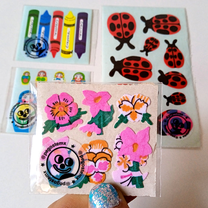 COLOUR ME LADYBUG STICKERS – PEGOSTE