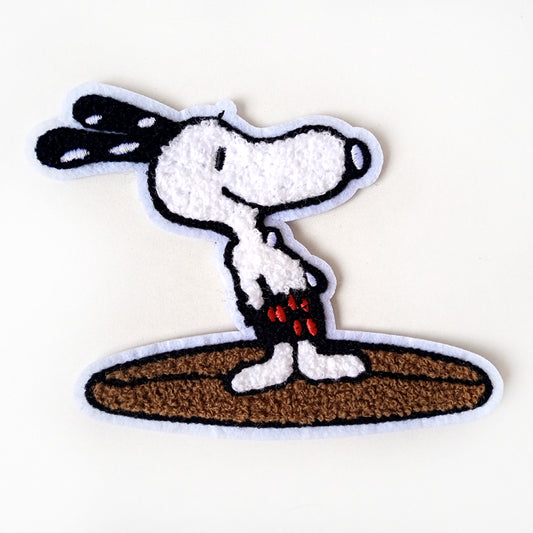 SNOOPY CHENILLE PATCH ★ SURF