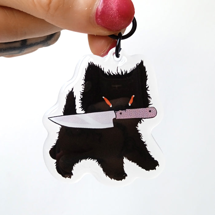 BAD KITTY KEYCHAIN – XUH
