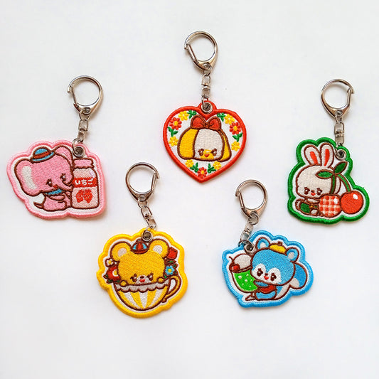 OCHAME FRIENDS EMBROIDERED KEYCHAINS