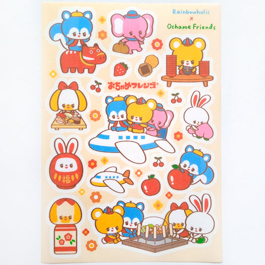 JAPAN TRIP STICKERS ★ PLANE – OCHAME FRIENDS