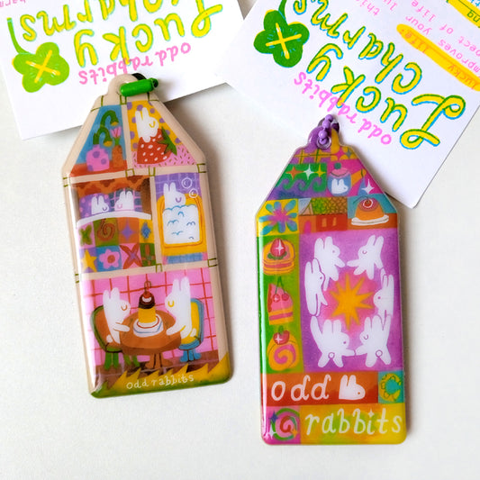 LUCKY CHARM KEYCHAINS – ODD RABBITS