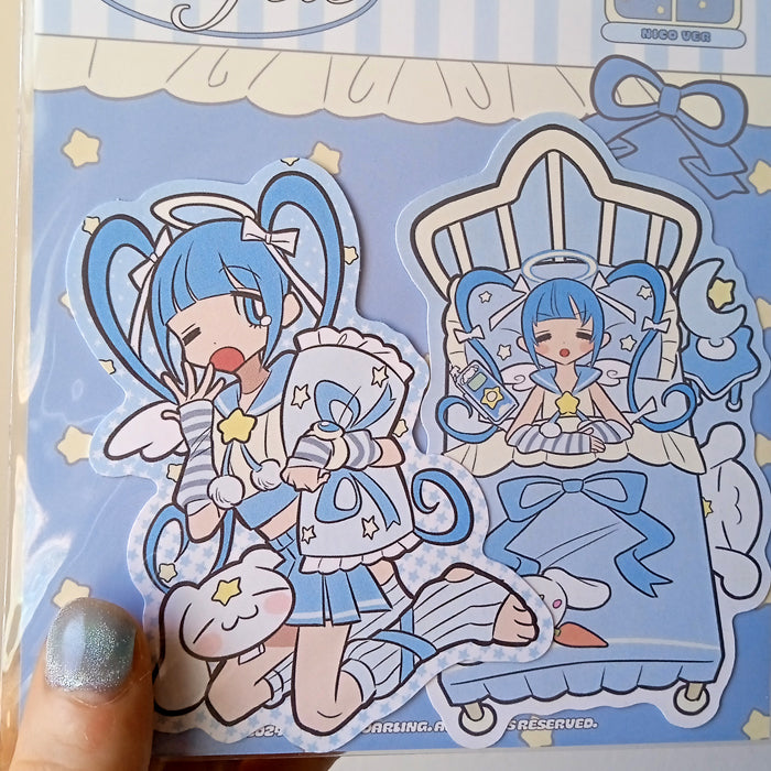 GOODNIGHT ANGELS STICKERS – INVADER DARLING