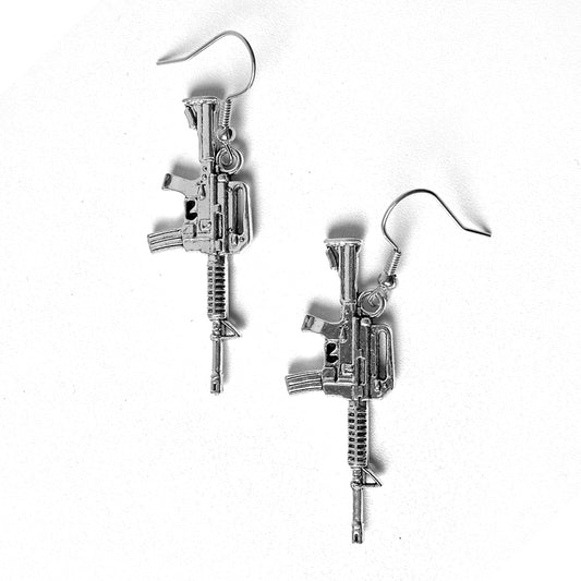 MACHINE GUN EARRINGS