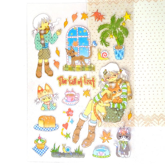 THE FALL OF LEAF STICKERS – OCTOPUS GRASS