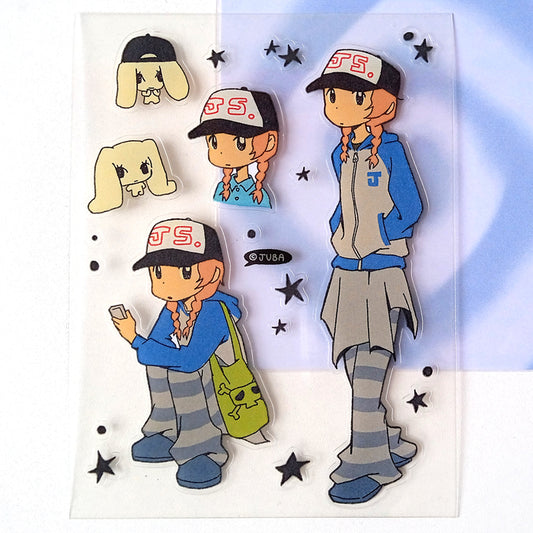 SPIRAL STAR STICKERS – JUBA