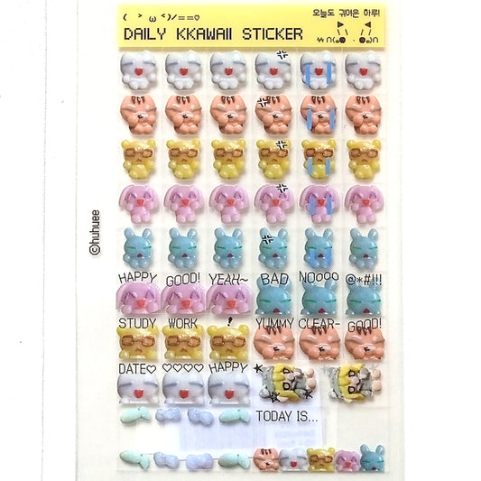 DAILY KAWAII STICKERS – HUHUEE