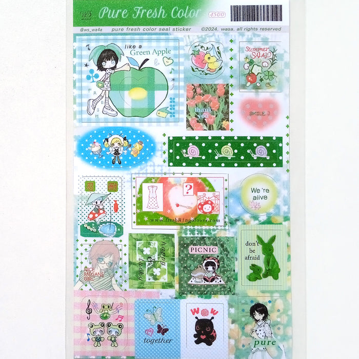 GATOSHOP ★ PURE FRESH COLOR STICKERS – WASA