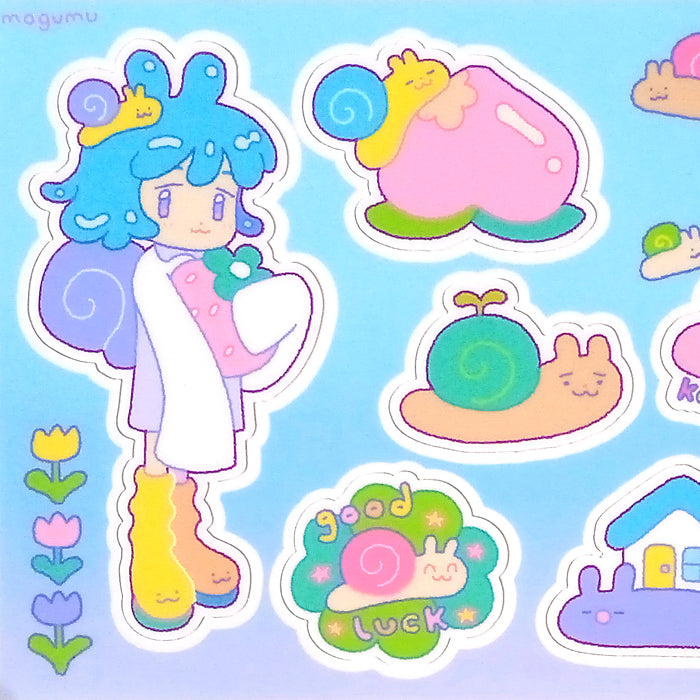 SNAIL STICKERS – MOGUMU