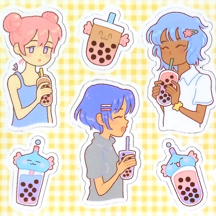 BOBA GIRLS STICKERS – MOGUMU