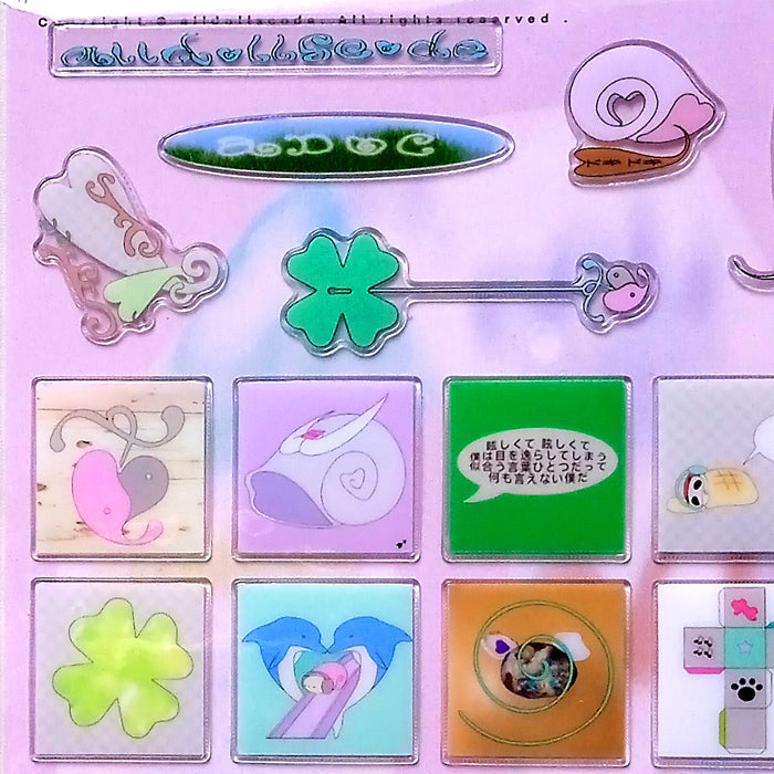 CLOVER KEY 3D STICKERS – ALLDOLLSCODE