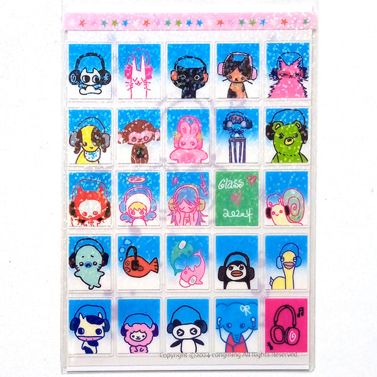 HEADPHONES FAMILY STICKERS – CONGMING