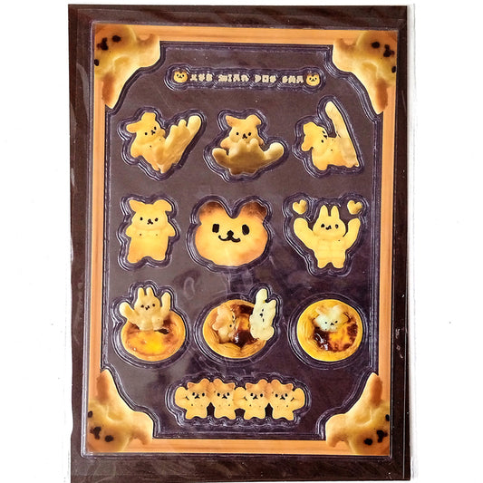 BEAN PASTE BEARS 3D STICKERS – XUE MIAN DOU SHA