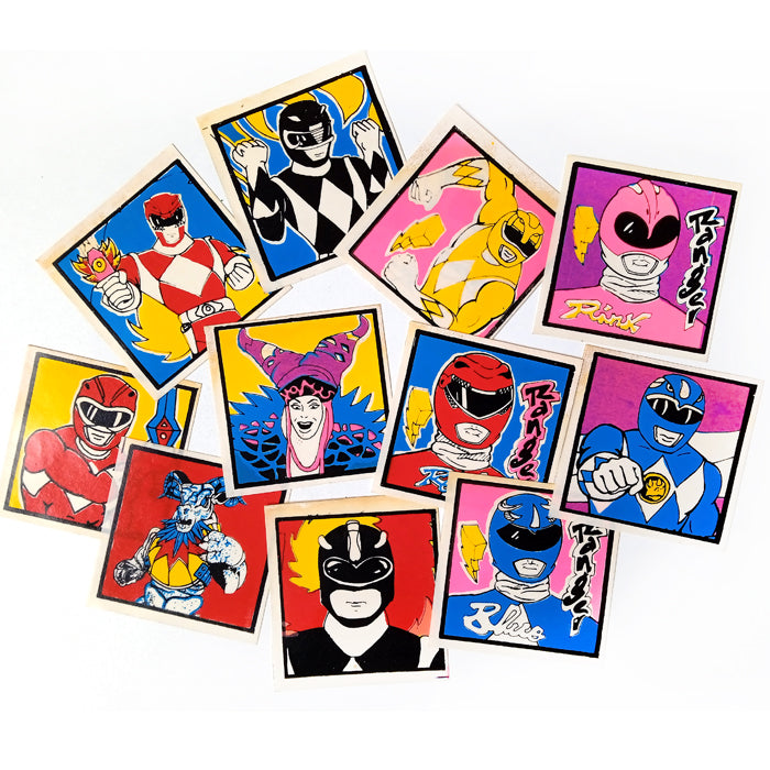 POWER RANGER STICKERS