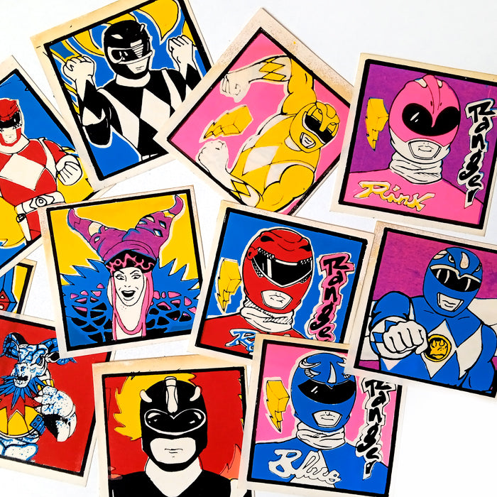 POWER RANGER STICKERS