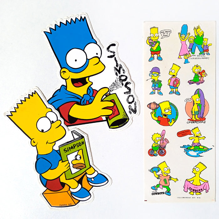 SIMPSONS STICKERS ★ BART