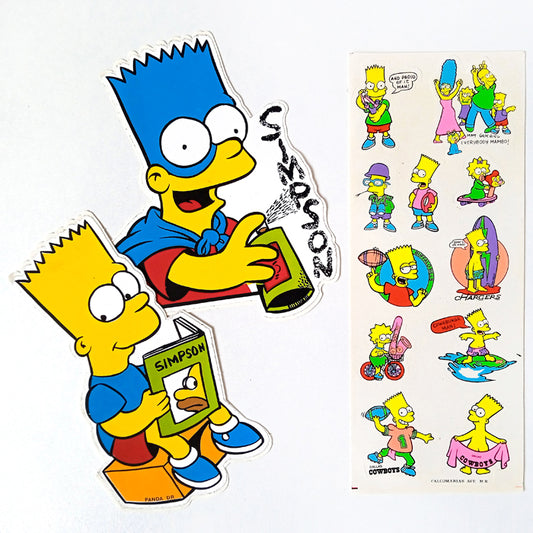 SIMPSONS STICKERS ★ BART