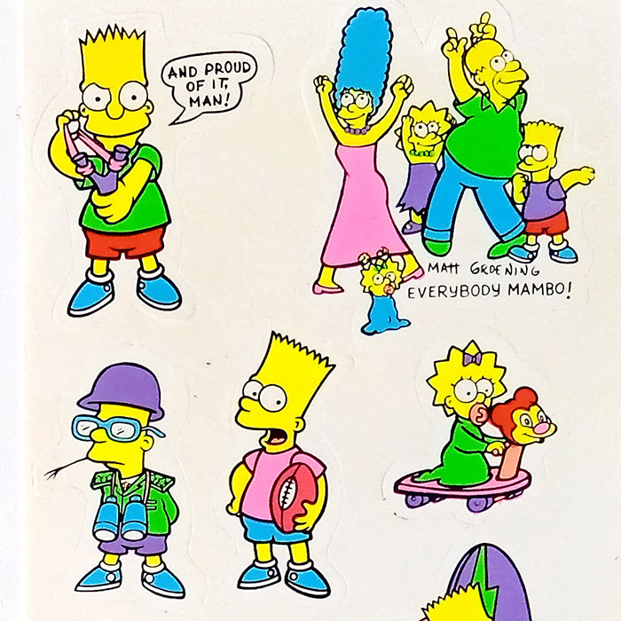 SIMPSONS STICKERS ★ BART
