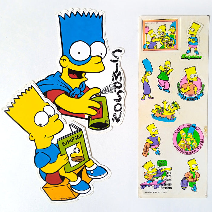 SIMPSONS STICKERS ★ BART