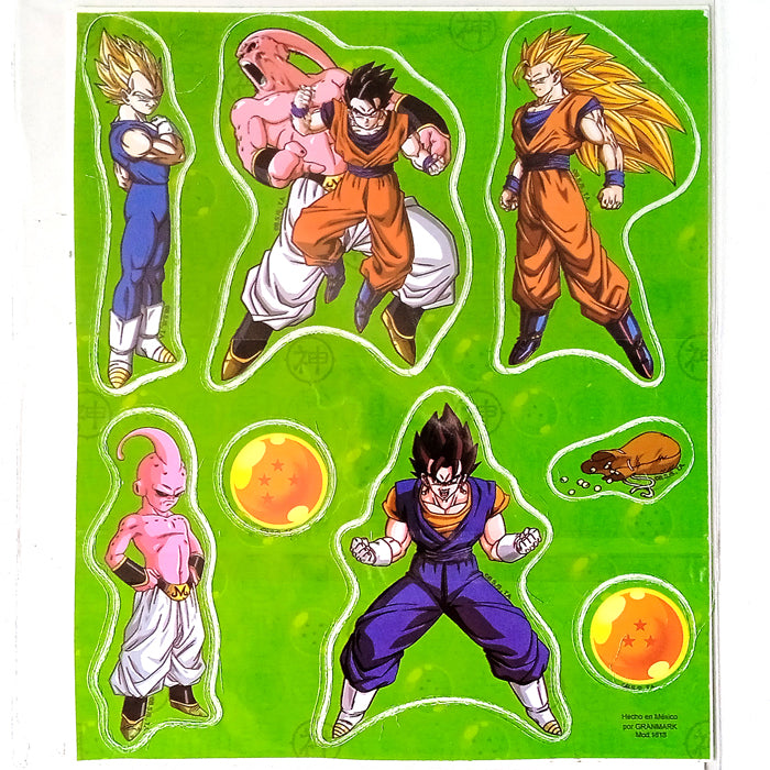 DRAGON BALL STICKERS ★ GREEN / ORANGE