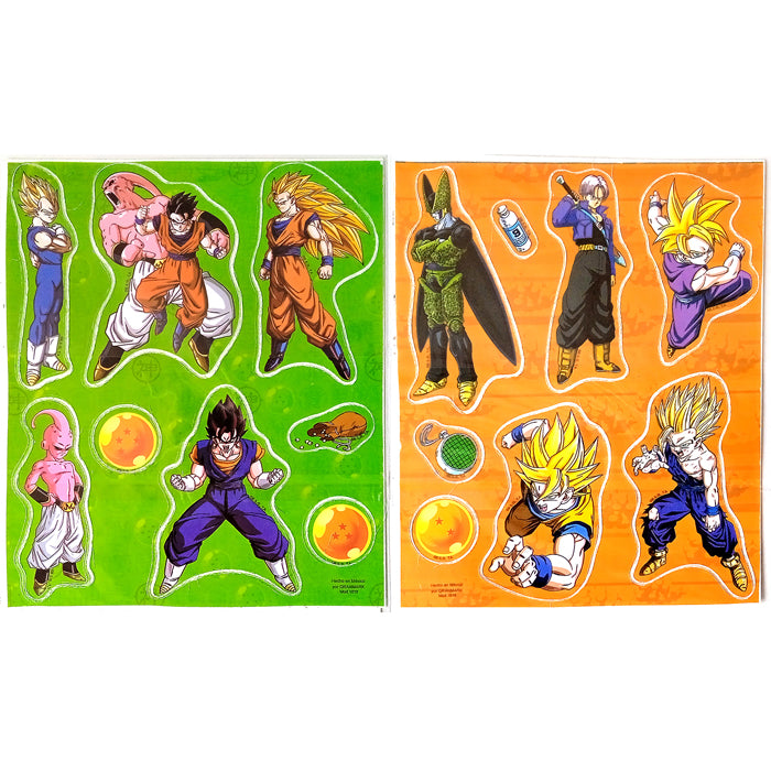 DRAGON BALL STICKERS ★ GREEN / ORANGE