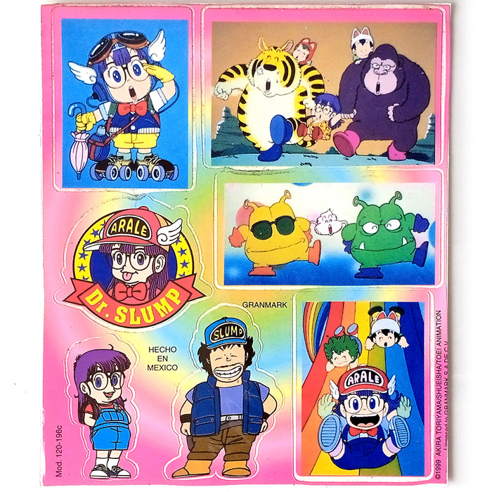 DR. SLUMP STICKERS ★ RAINBOW