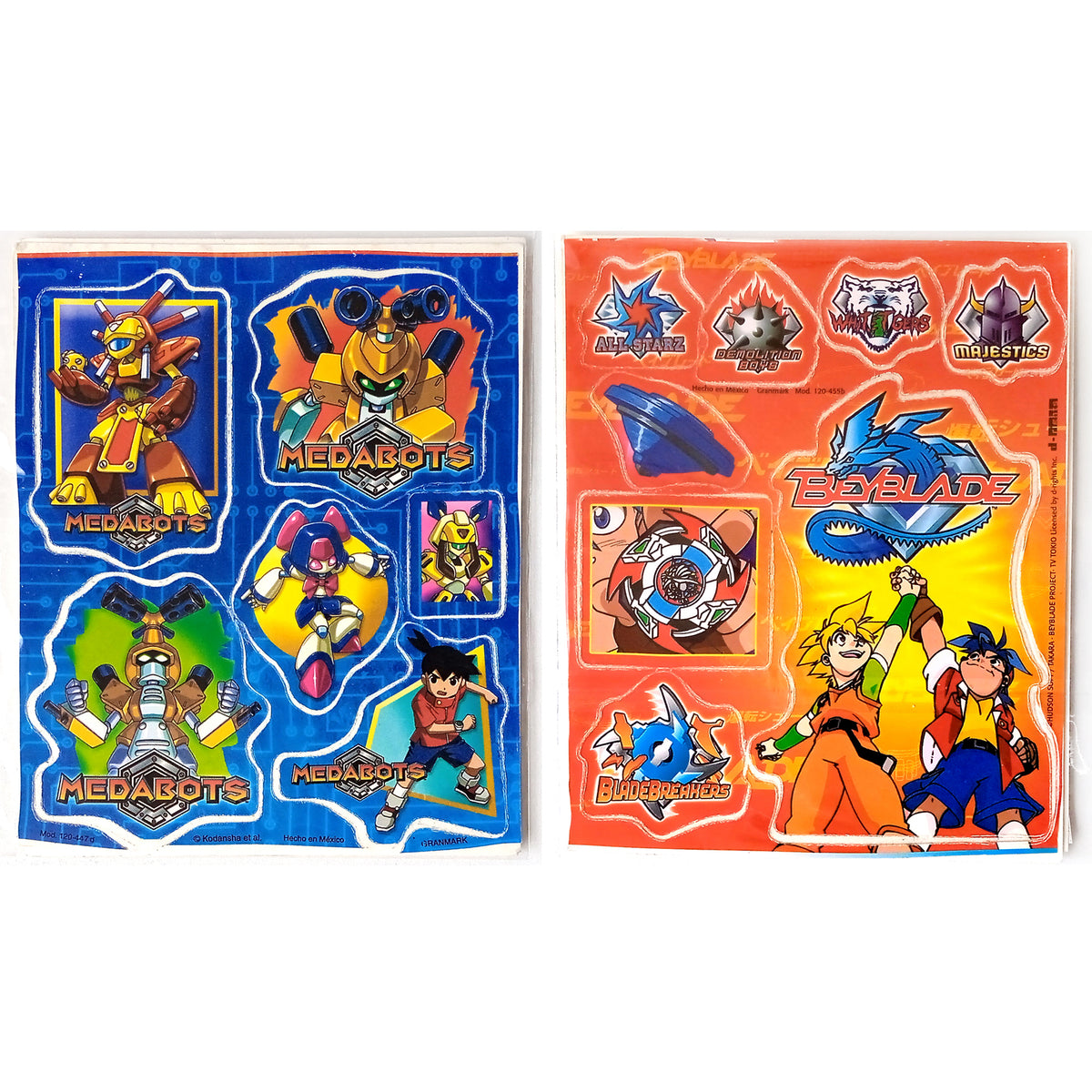 BEYBLADE / MEDABOTS STICKERS