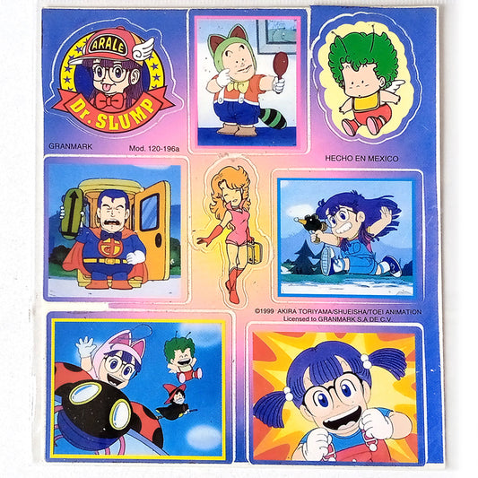 DR. SLUMP STICKERS ★ HAPPY