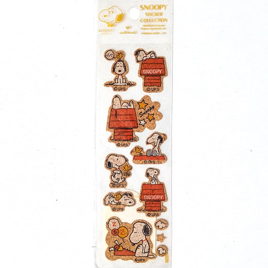 SNOOPY CORK STICKERS ★ HOME