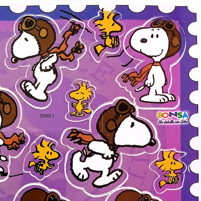AVIATOR SNOOPY STICKERS