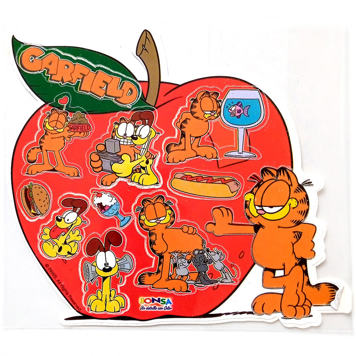 GARFIELD APPLE STICKERS