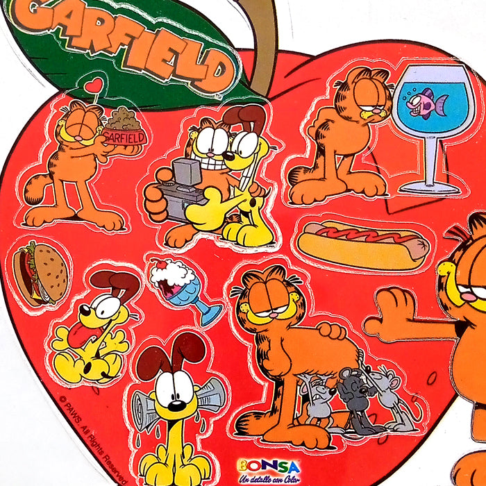 GARFIELD APPLE STICKERS