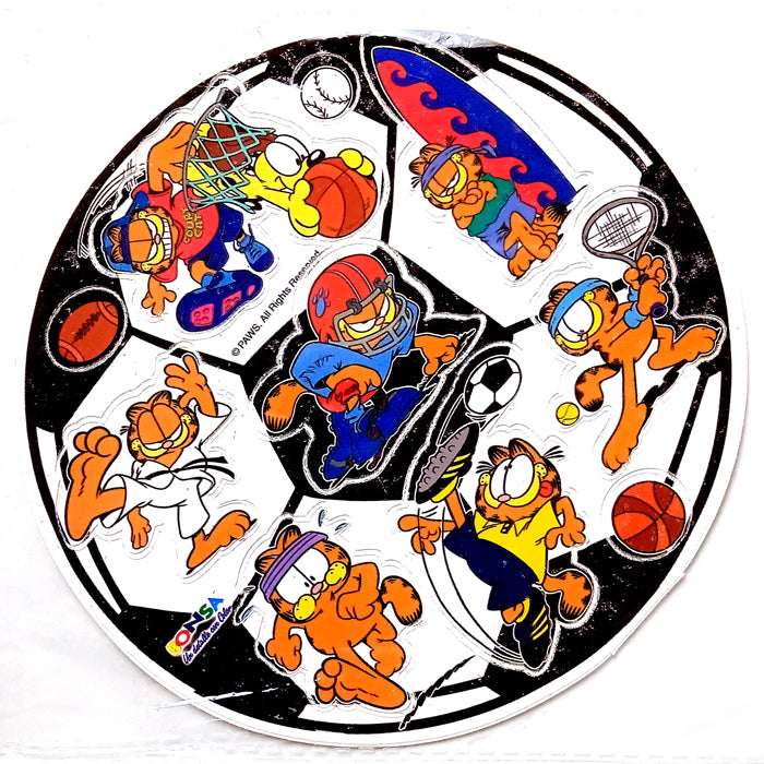 GARFIELD FOOTBALL STICKERS