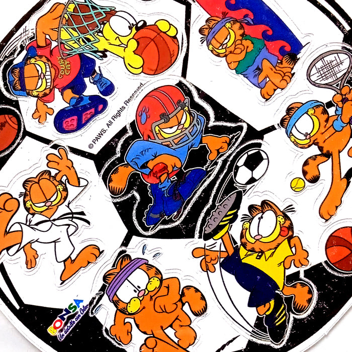 GARFIELD FOOTBALL STICKERS