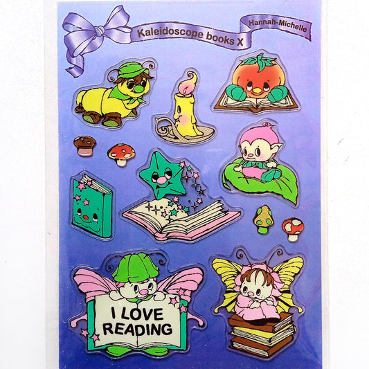 I LOVE READING 3D STICKERS – HANNAH-MICHELLE