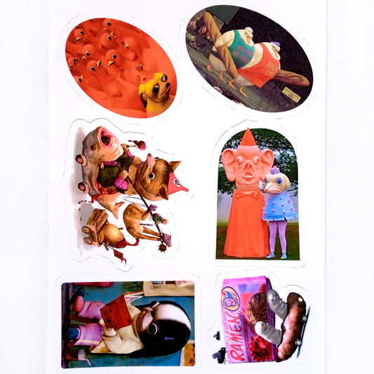 FLUFF FAUN STICKERS ★ BREAD LIFE – PAOLO PUCK