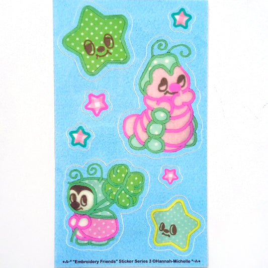 EMBROIDERY FRIENDS STICKERS – HANNAH-MICHELLE