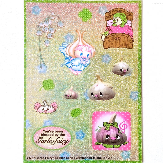 GARLIC FAIRY STICKERS – HANNAH-MICHELLE