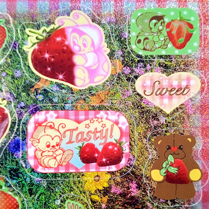 STRAWBERRY PICNIC STICKERS – HANNAH-MICHELLE