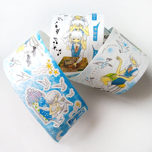 BLACK SHEEP STICKER ROLL – OCTOPUS GRASS